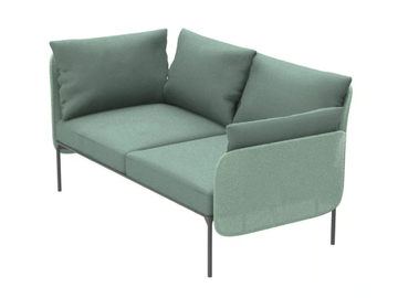 BLOOM 1210 DX/SX - 2 seater fabric sofa by Et al. - view 2